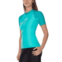 UV 300 Slim Fit Short Sleeve T-Shirt Woman -Water Sports Shop iq uv uv 300 slim fit short sleeve t shirt woman 3