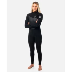 Rip Curl Flashbomb Heat Seeker Long Sleeve Free Zip Wetsuit 4/3mm Woman -Water Sports Shop rip curl flashbomb heat seeker long sleeve free zip wetsuit 4 3mm woman 2
