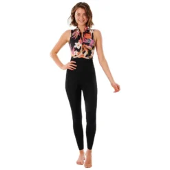 Rip Curl G-Bomb Hi Cut Chest Zip Suit Woman