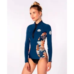 Rip Curl G Bomb L/sl F/zip Sub Jacket Navy